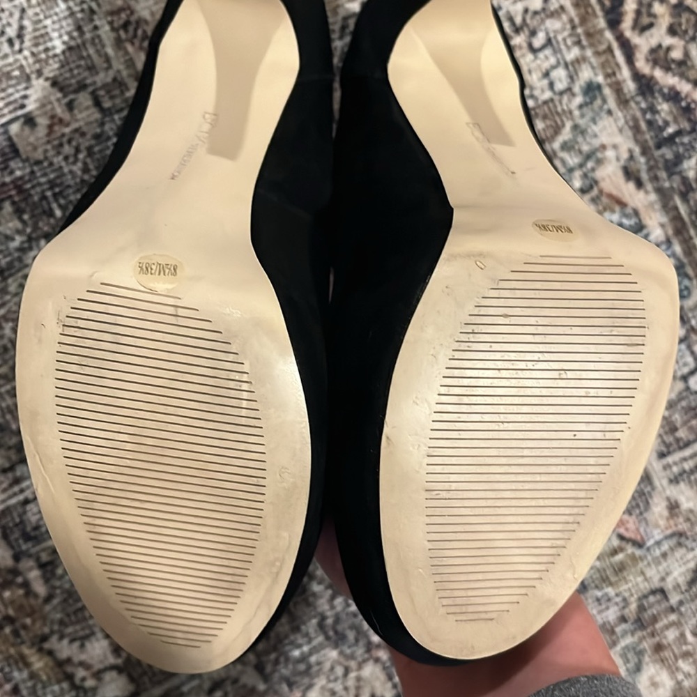 Never Worn. Bcbgeneration Platform Suede Ankle St… - image 4